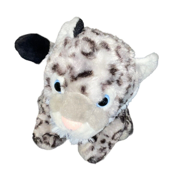 Wild Republic Plush Leopard Cub Snow Stuffed Animal Cuddlekin Nursery Shower 13” - Picture 10 of 10